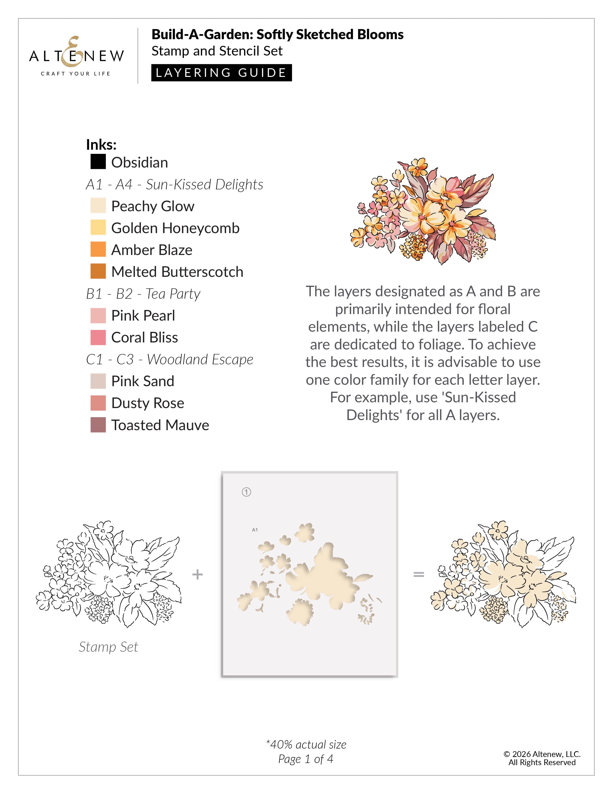 altenew-build-a-garden-softly-sketched-blooms-stempelset image 3