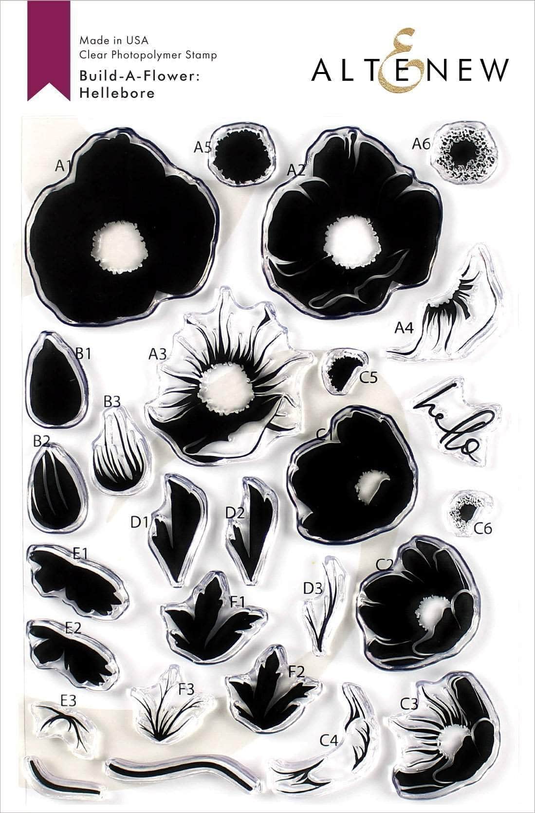 altenew-build-a-flower-hellebore-stempel-stanzen-set image 4