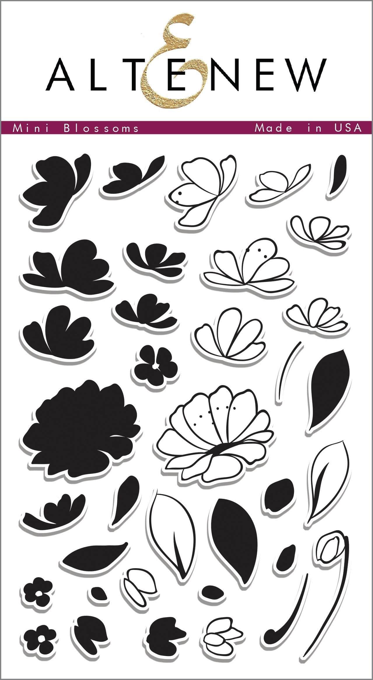 altenew-mini-blossoms-stempelset-floral-4x6-kolorieren image 1