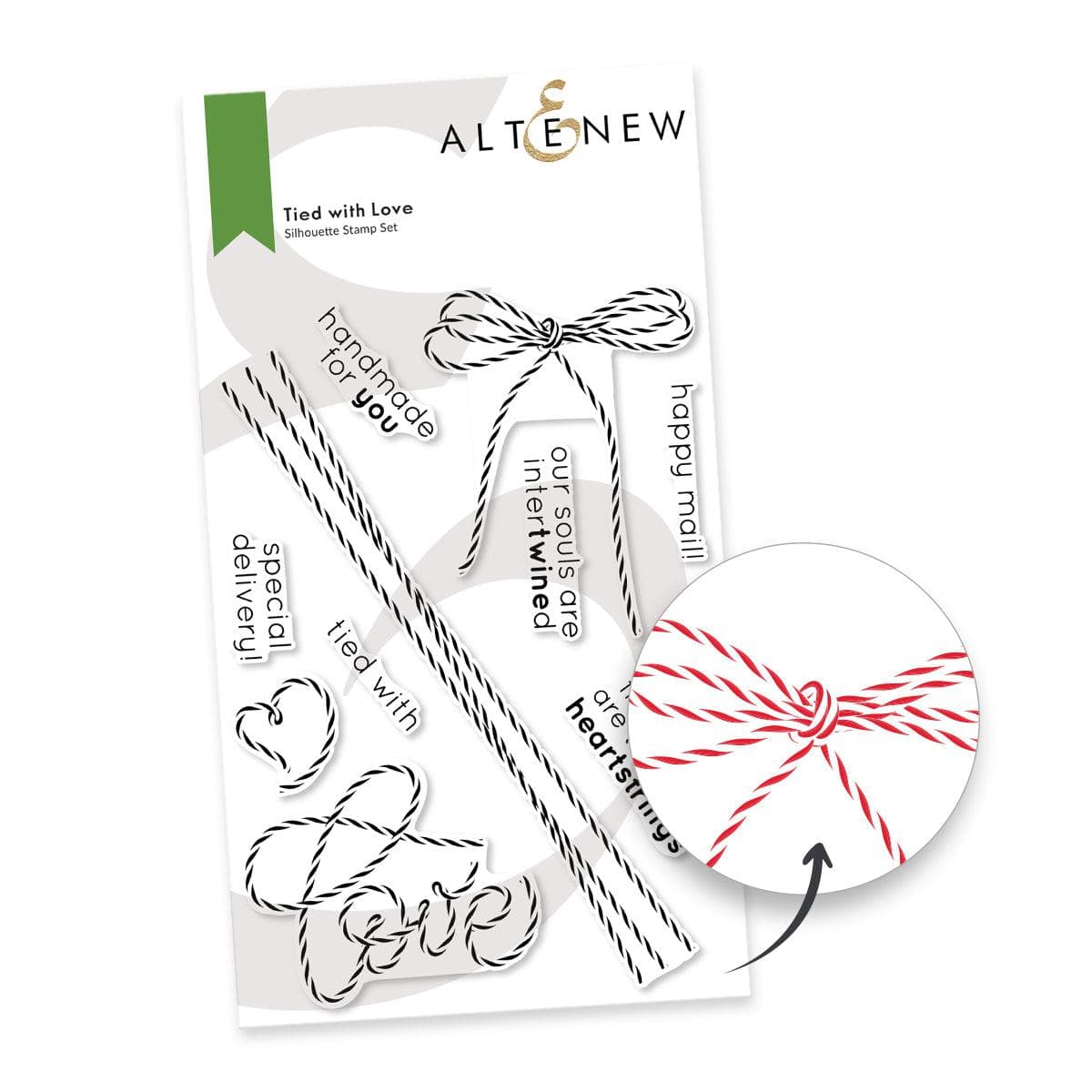 altenew-tied-with-love-stempelset-herz-schleife-10-stempel image 1