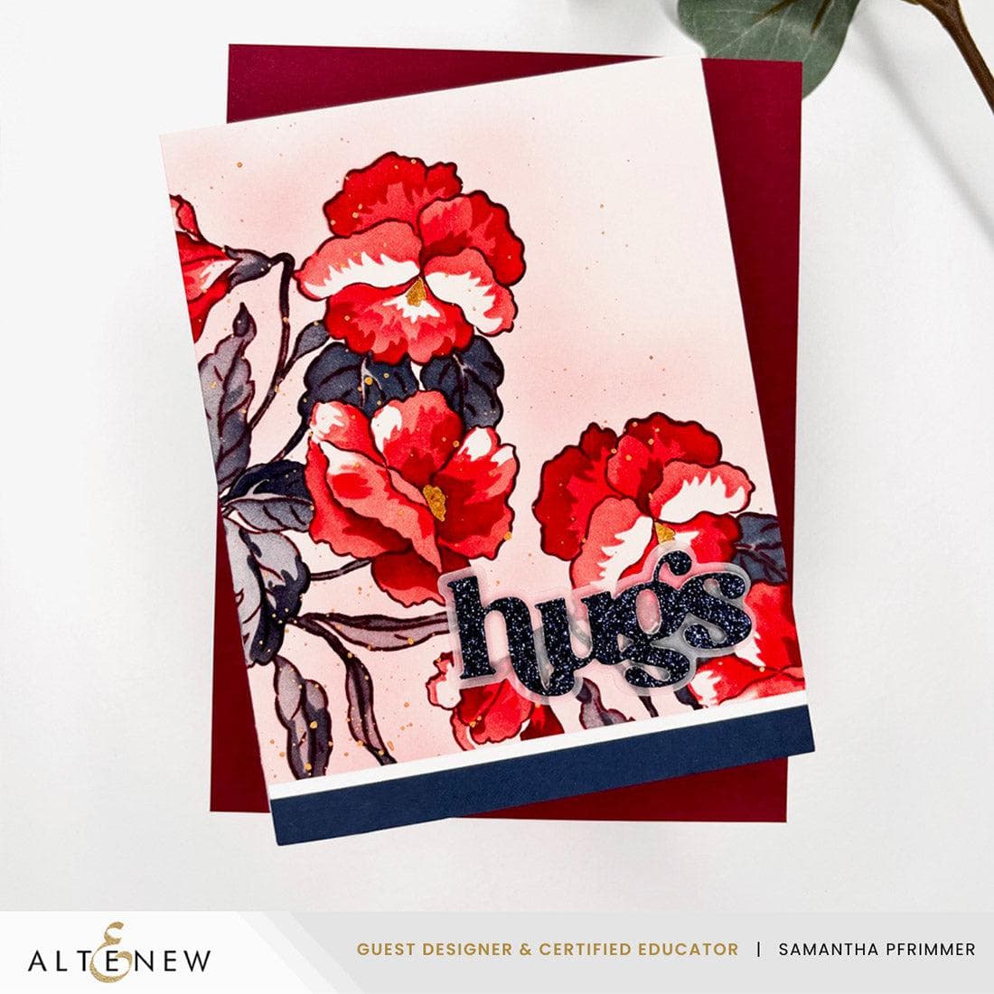 altenew-build-a-garden-fanciful-pansies-stempelset-blume image 8