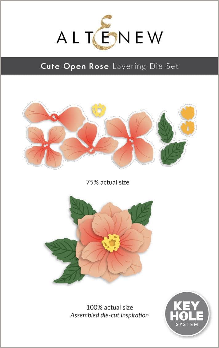 altenew-cute-open-rose-stanzschablonen-set-rose-4-teilig image 1