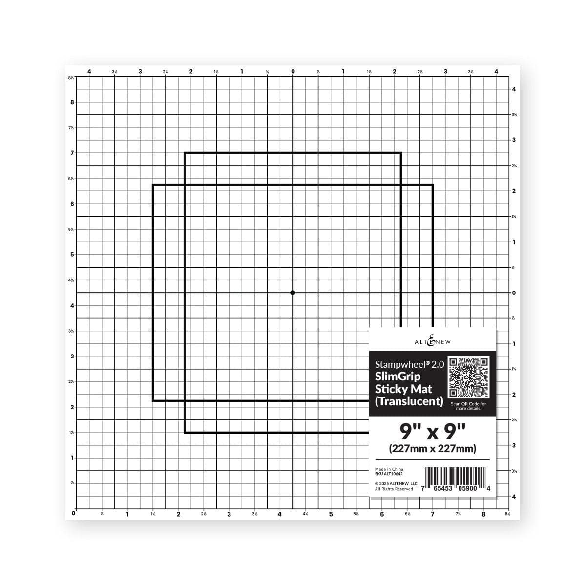 altenew-stampwheel-2-0-slimgrip-sticky-mat-klebematte-9x9 image 1