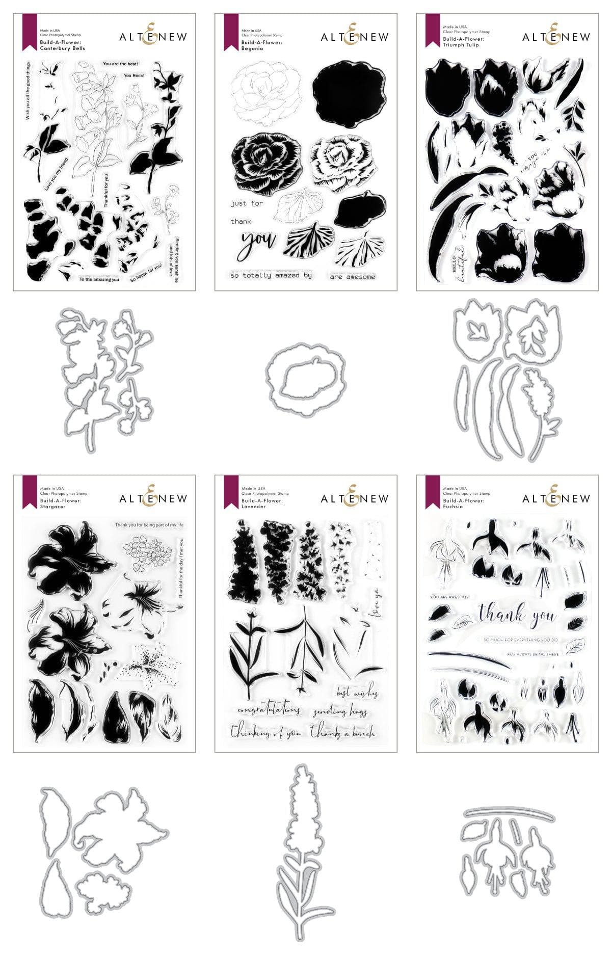 altenew-build-a-garden-e-stempelset-blumen-6er-bundle image 1