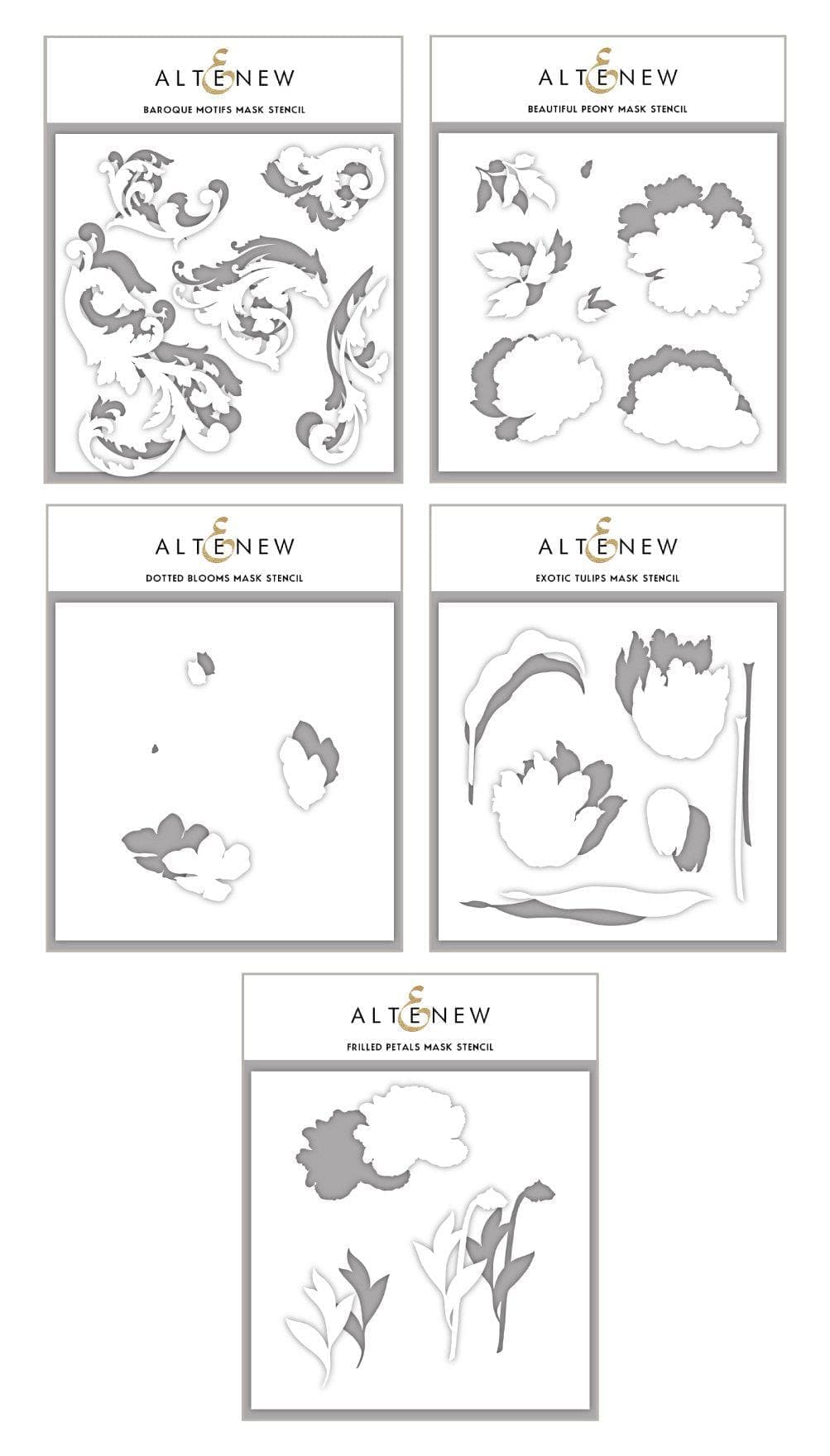 altenew-better-together-mask-stencil-bundle-5er-schablone image 1