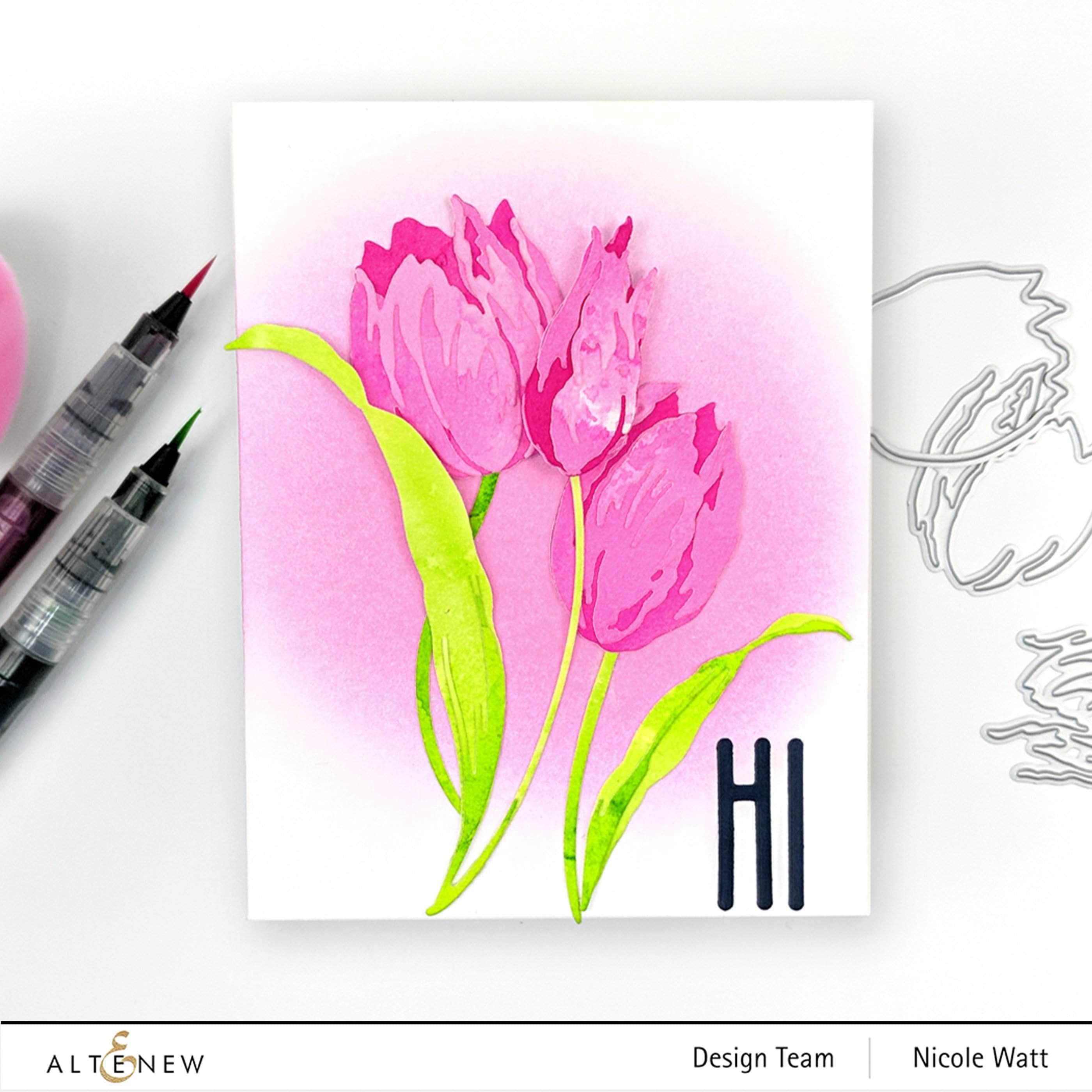altenew-craft-a-flower-tulip-stanzen-set-3-tulpen image 4
