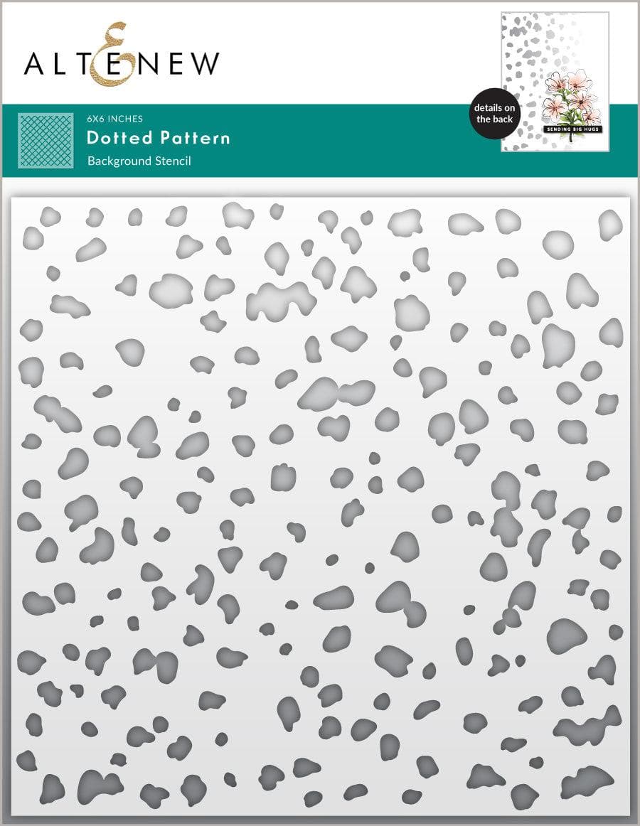altenew-stencils-dotted-pattern-schablone-punkte-15x15cm image 1