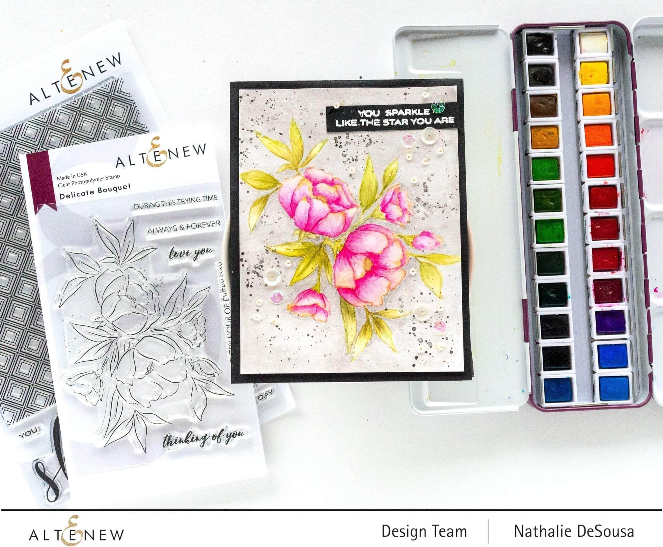 altenew-delicate-bouquet-stempelset-blumen-6-teilig-4x6 image 4