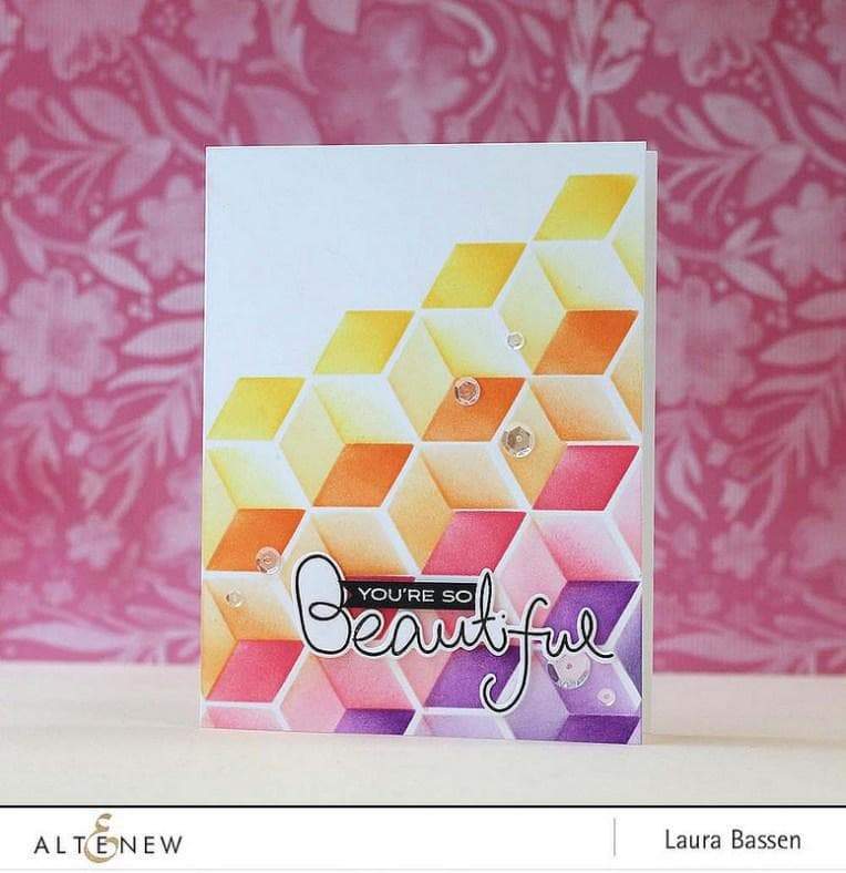 altenew-cube-builder-stencil-schablone-6x6-geometrisch image 2