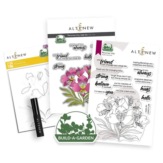 altenew-build-a-garden-peruvian-lily-stanzen-bundle-lilie image 1