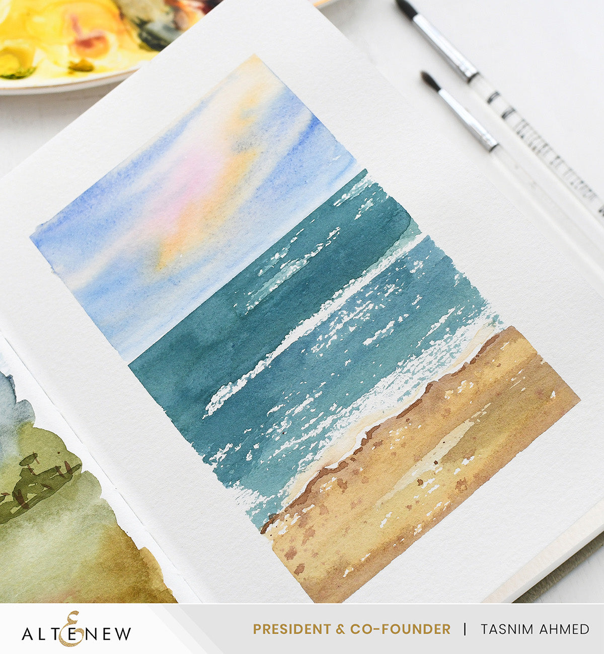 altenew-luxe-watercolor-sketchbook-a5-300g-baumwolle image 7
