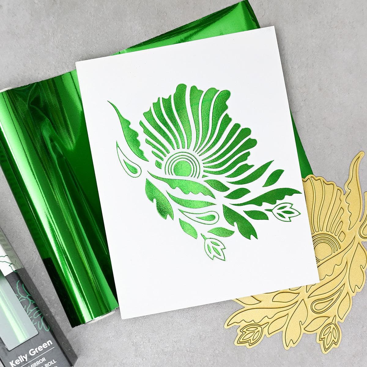 altenew-hot-foil-roll-kelly-green-mirror-hei-folie-rolle image 4