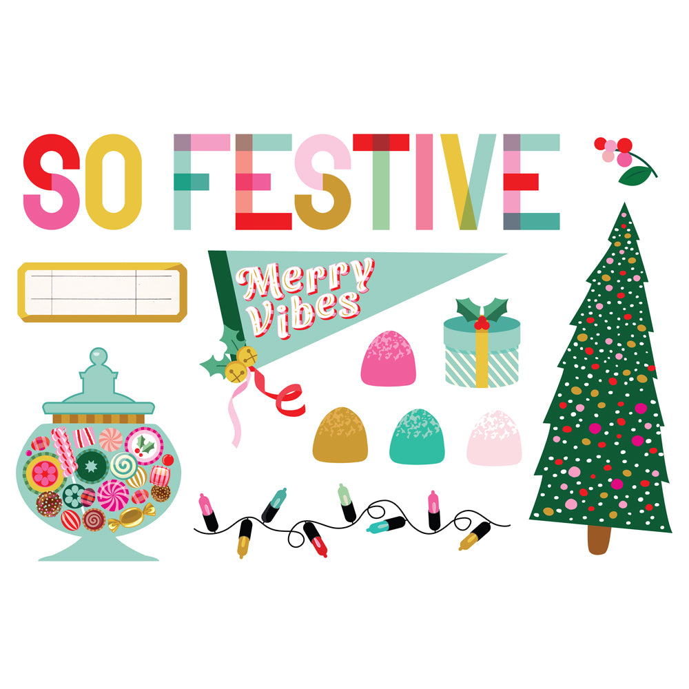 simple-stories-simple-pages-hard-candy-christmas-die-cuts-13-teile image 2