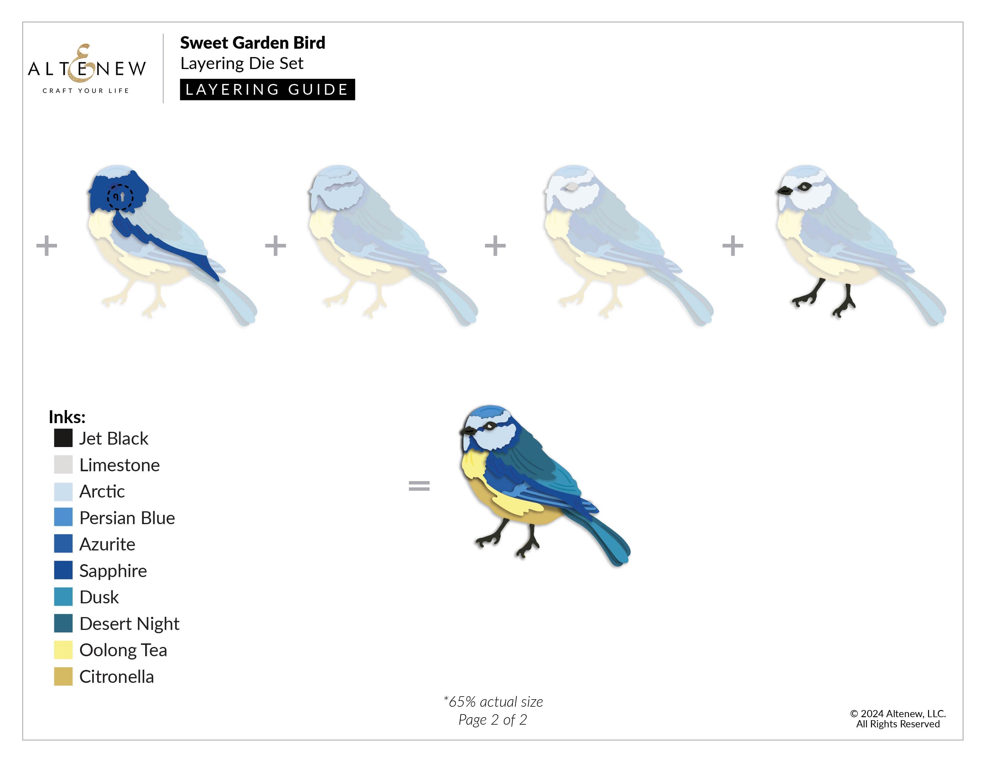 altenew-sweet-garden-bird-stanzschablonen-set-vogel-blaumeise image 4