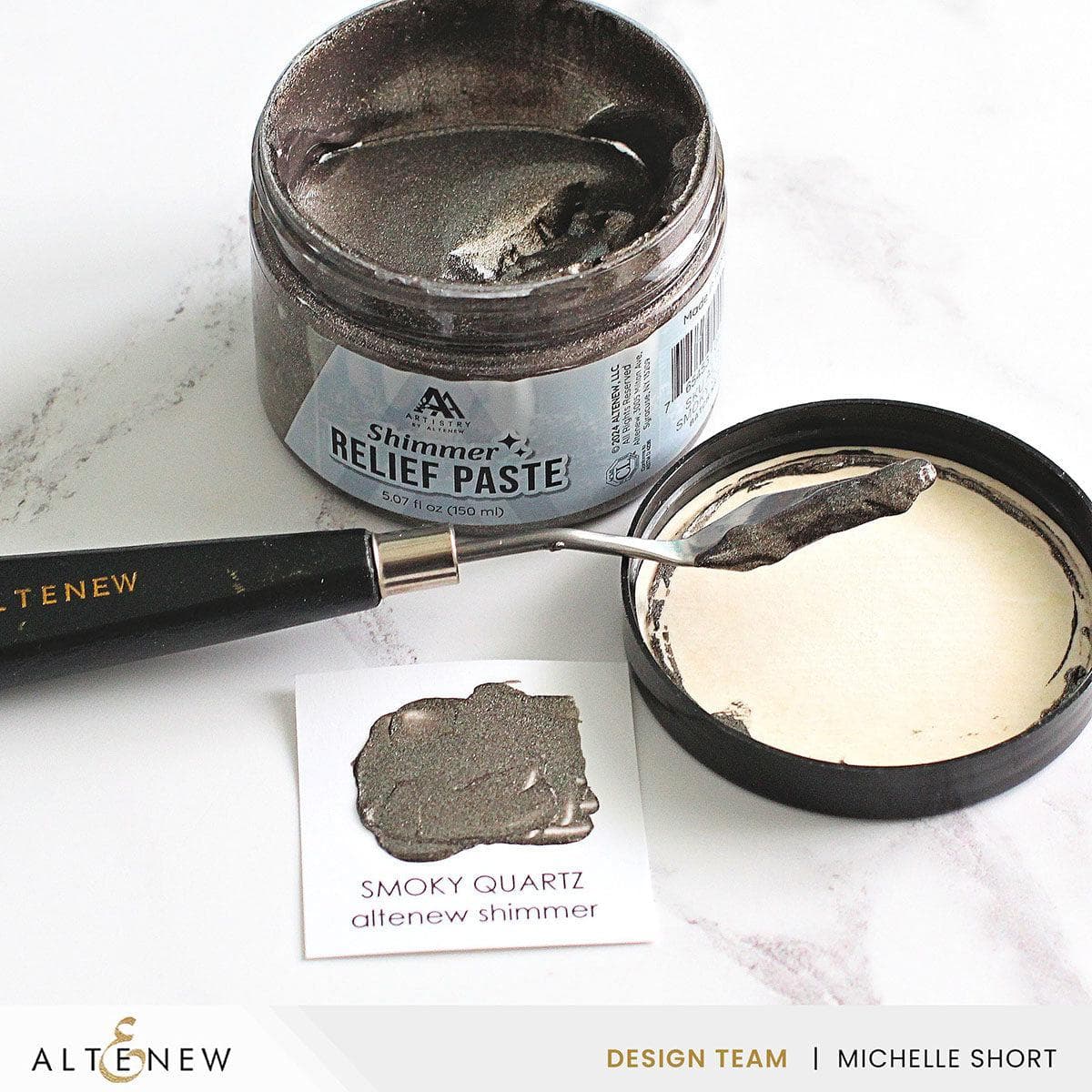 altenew-shimmer-relief-paste-smoky-quartz-strukturpaste-150ml image 6