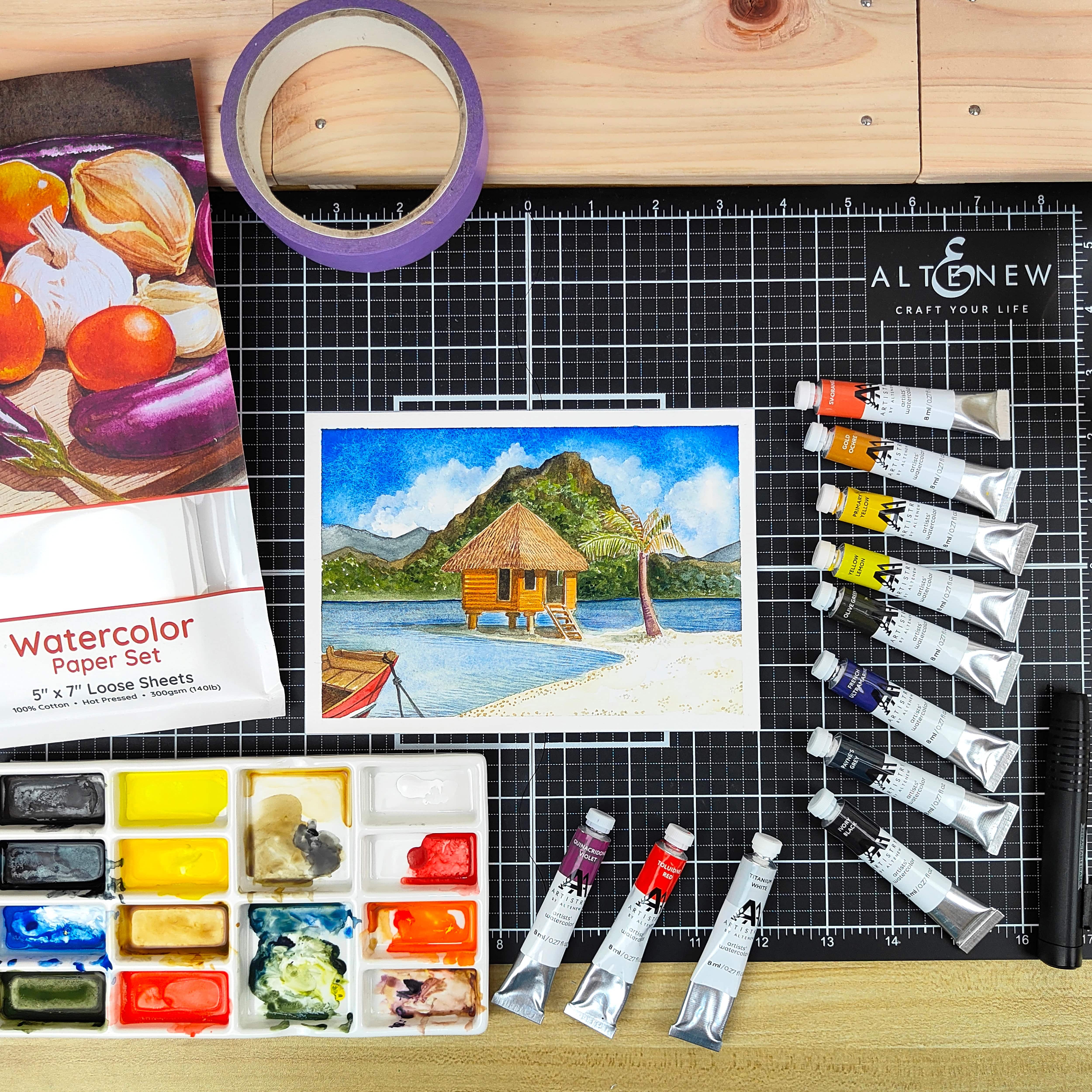 altenew-the-artist-in-you-aquarellkurs-watercolor-tubes-online image 2