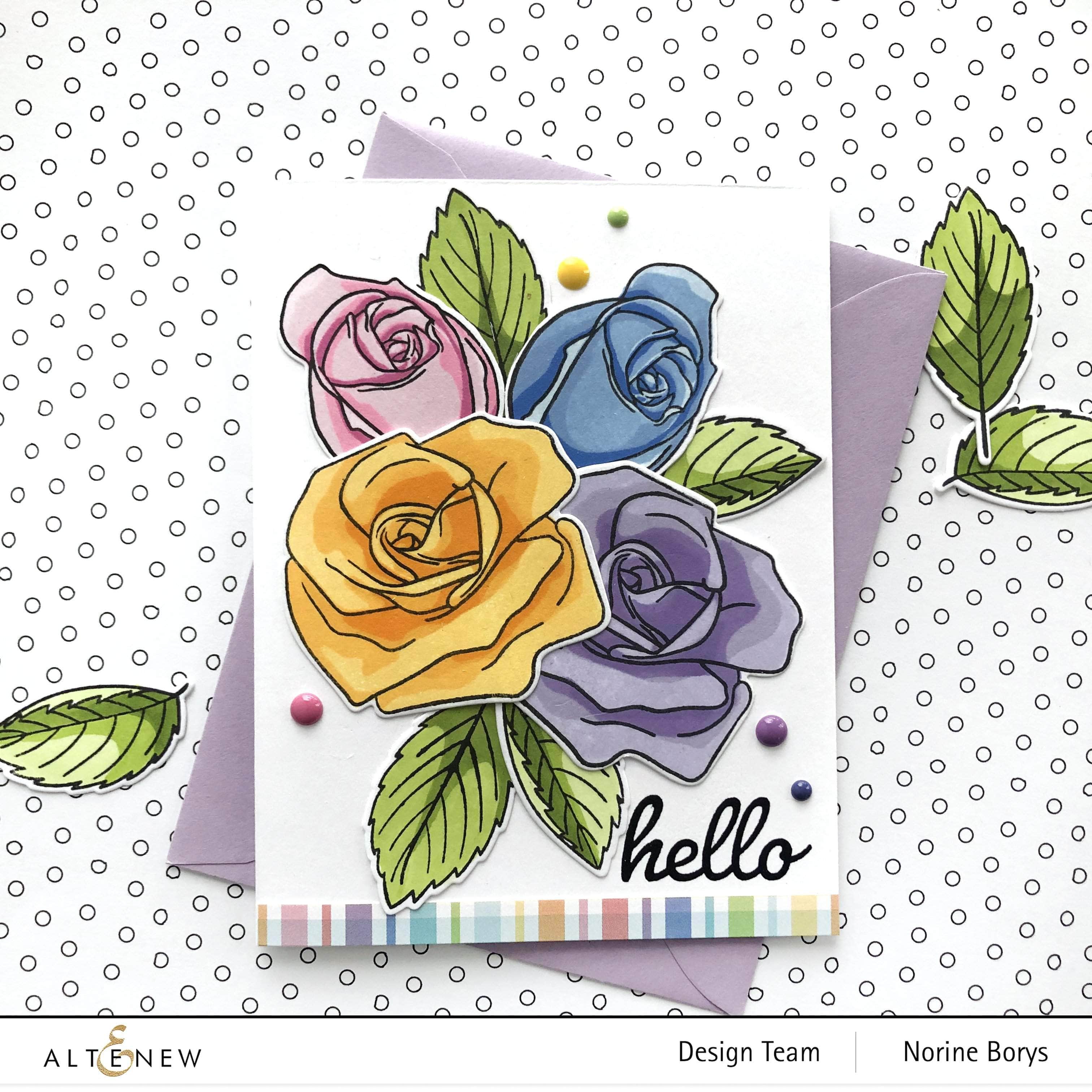 altenew-cartoon-rose-stanzschablonen-4-teilig-floral image 6