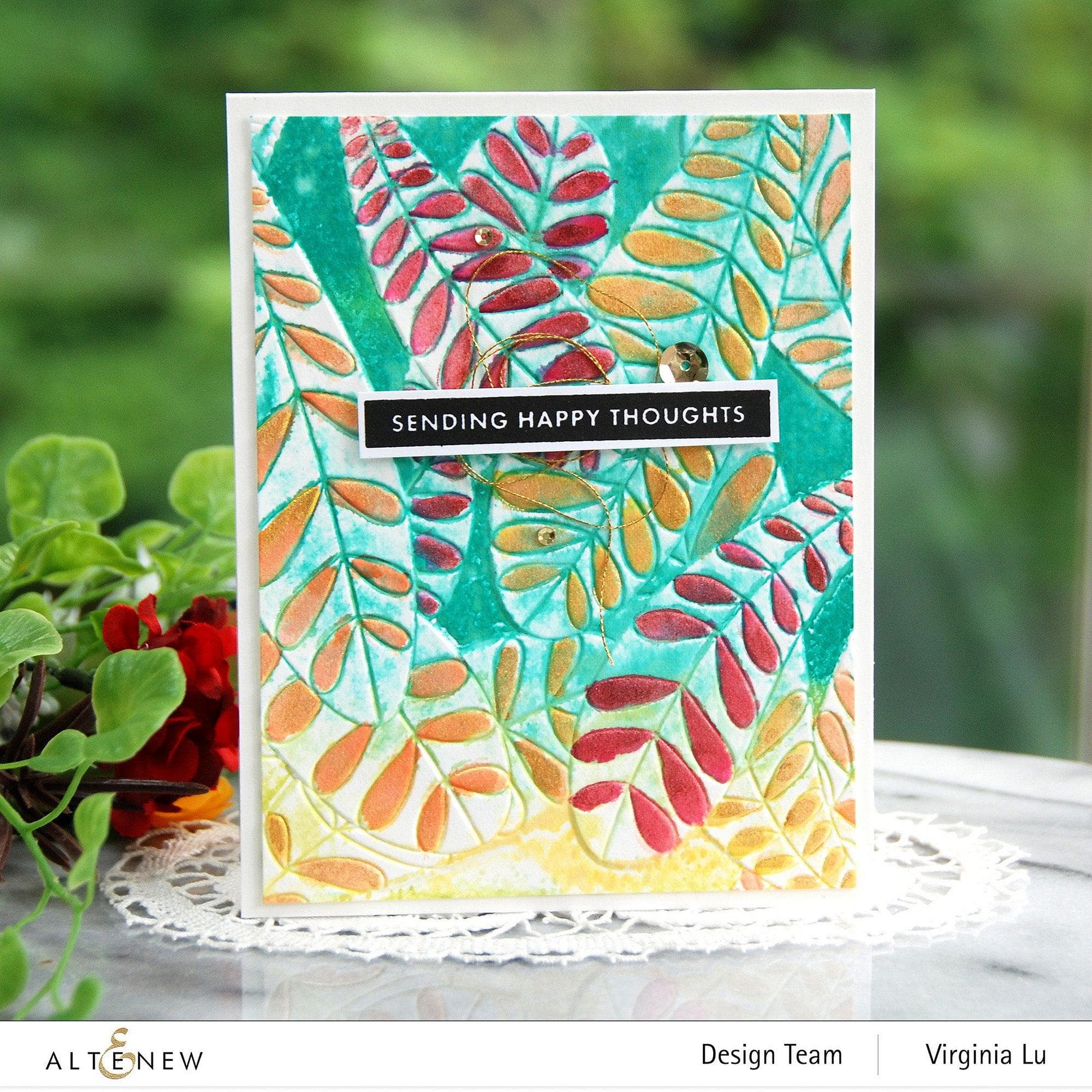 altenew-jungle-leaves-pr-gefolder-3d-botanisch-6x6 image 2