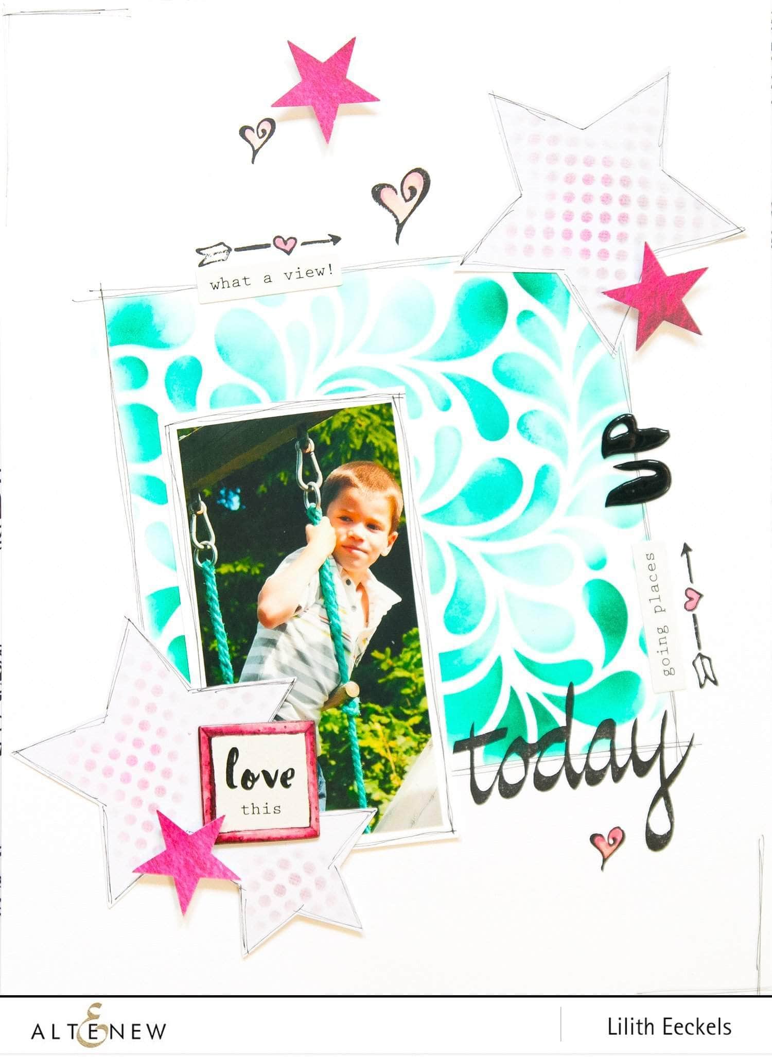 altenew-flowing-drops-stencil-ink-spray-bundle-3tlg image 3