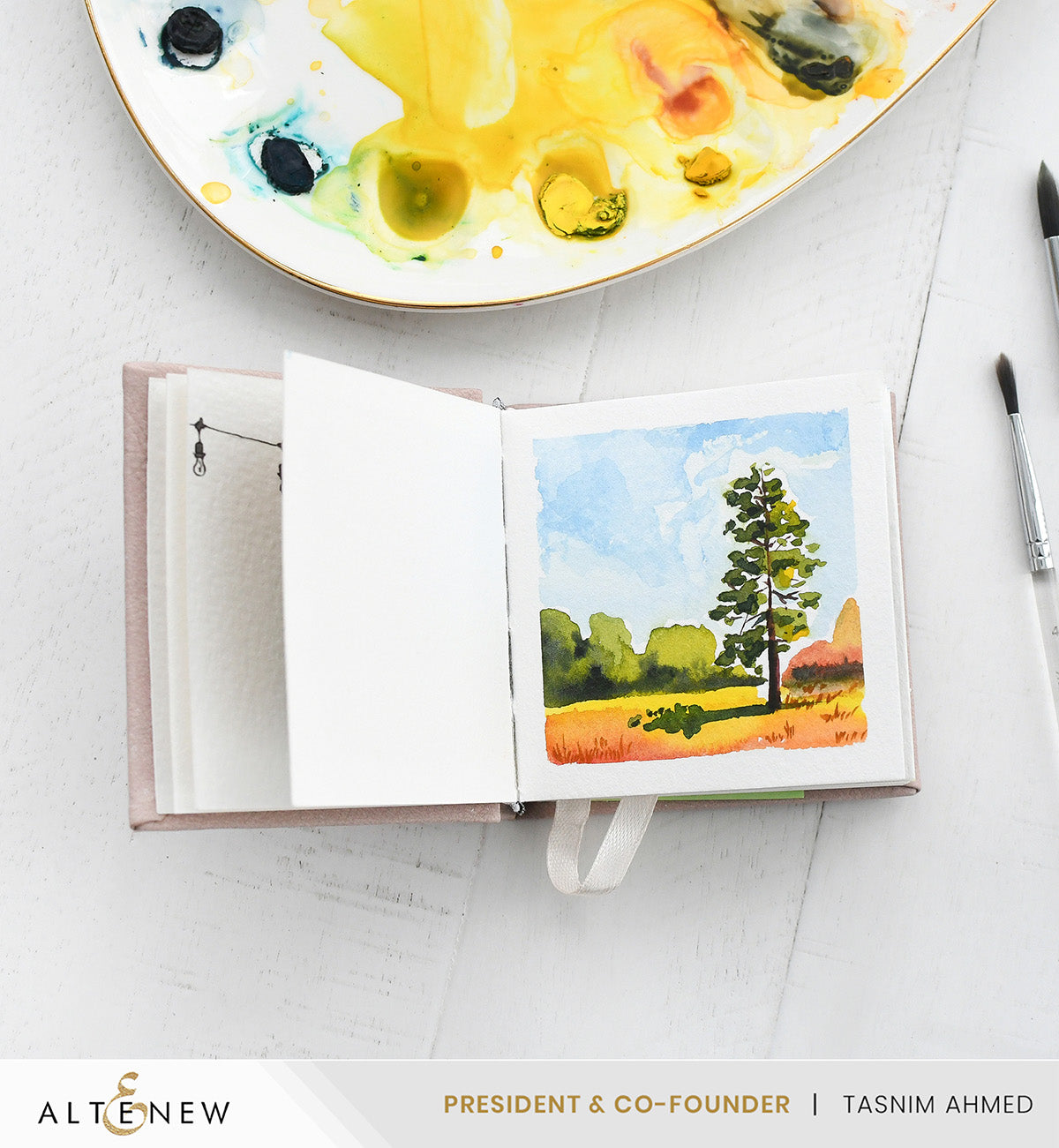 altenew-paper-more-luxe-watercolor-sketchbook-aquarellblock-300gsm image 3