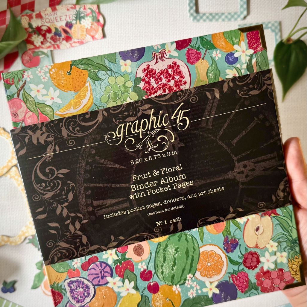 graphic-45-fruit-floral-binder-album-ringalbum-6x8 image 3