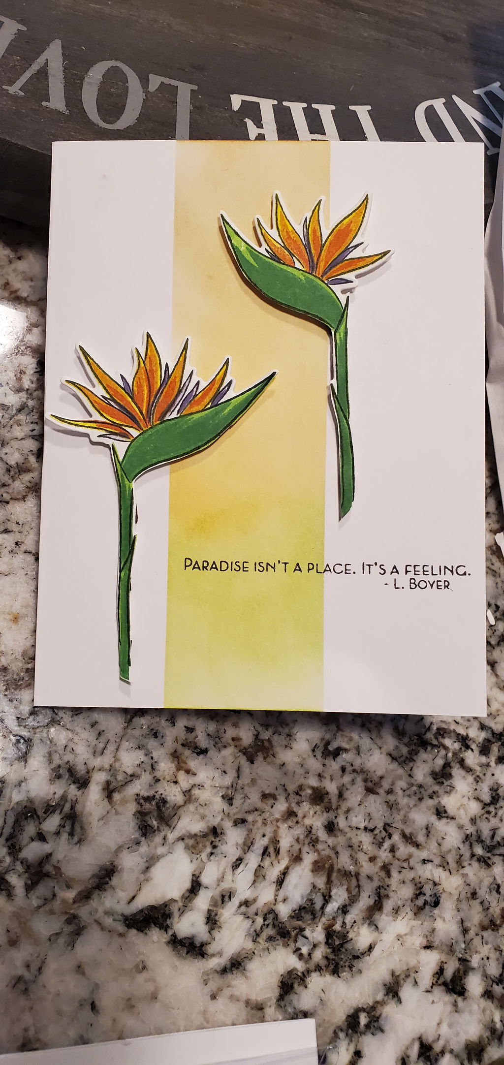Klare Blüte