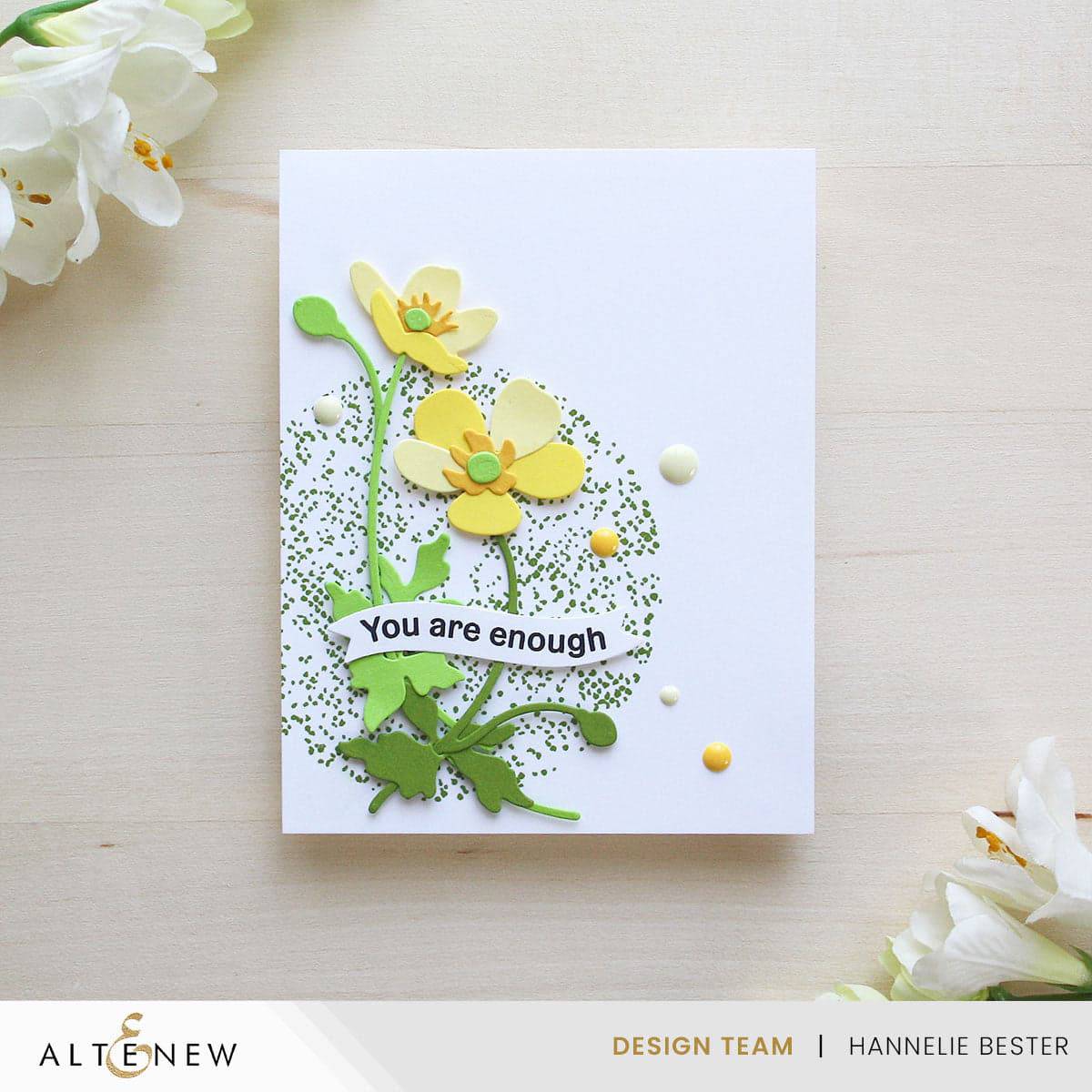 altenew-craft-a-flower-buttercup-bunch-stanzen-set image 8