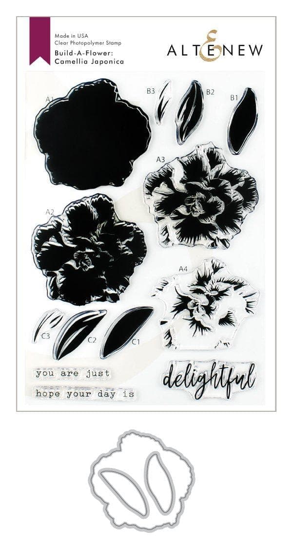 altenew-build-a-flower-camellia-japonica-stempel-stanzen-set image 1