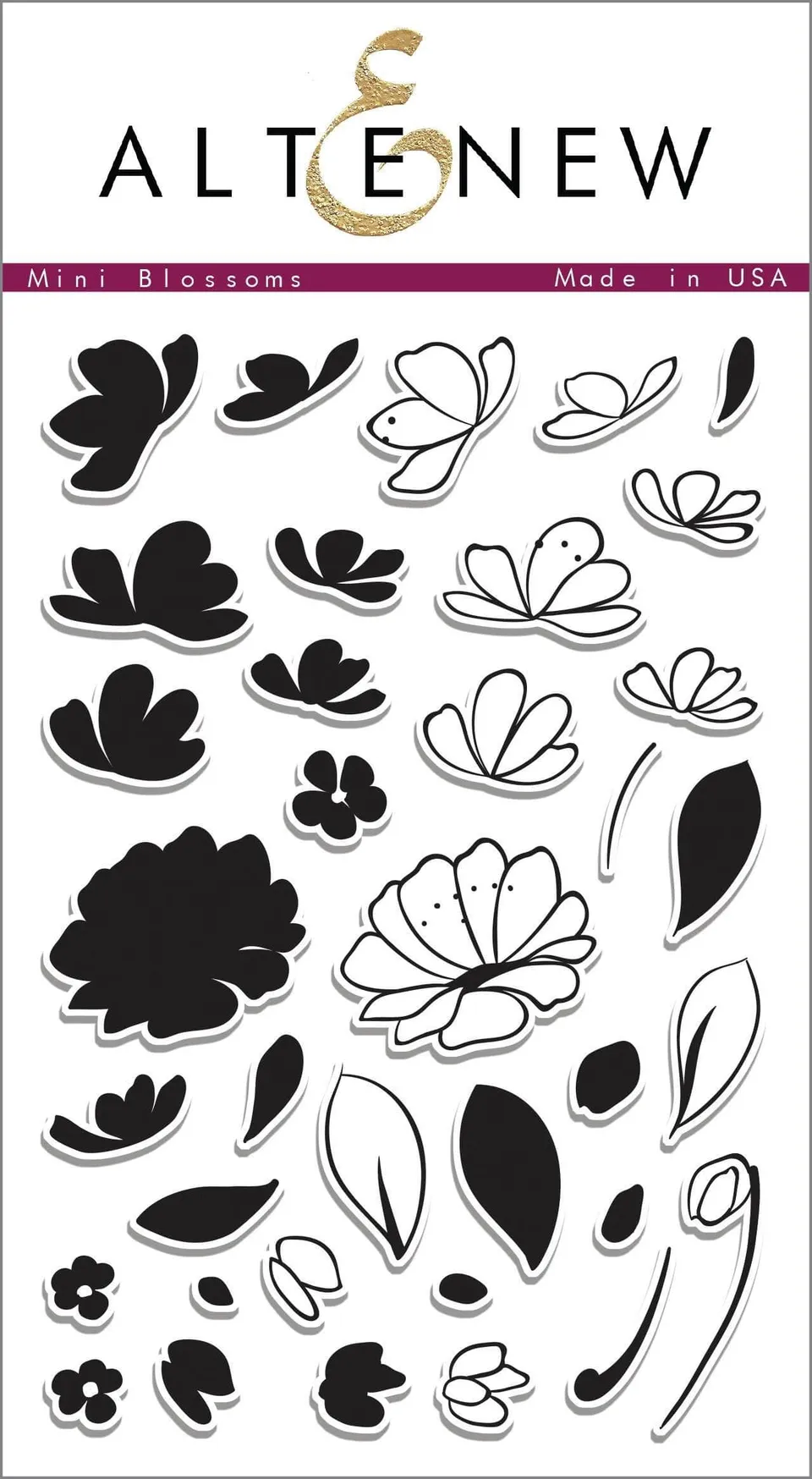 altenew-mini-blossoms-stempelset-floral-4x6-kolorieren image 1