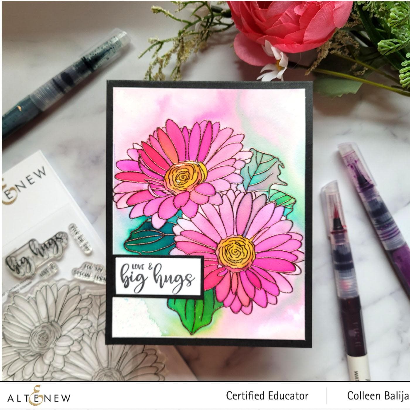 altenew-paint-a-flower-gerbera-revolution-outline-stempelset image 6