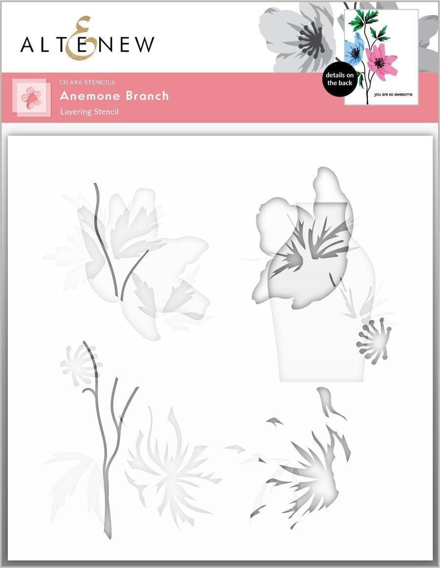 altenew-anemone-branch-bundle-schablone-stanze-6x6 image 5