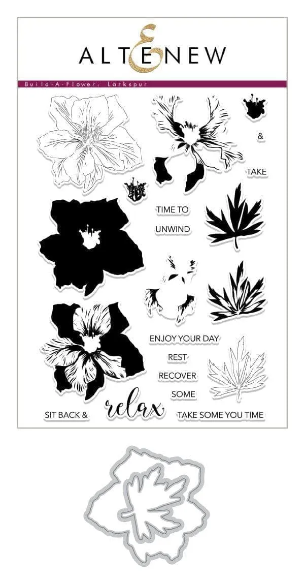 altenew-build-a-flower-larkspur-stempelset-mit-stanzen-floral image 1