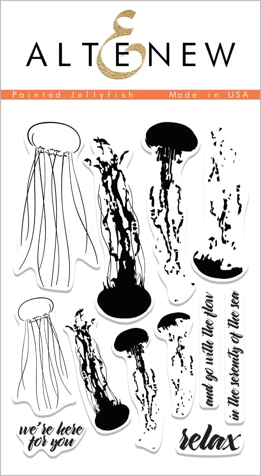 altenew-painted-jellyfish-stempelset-quallen-12-teilig image 1