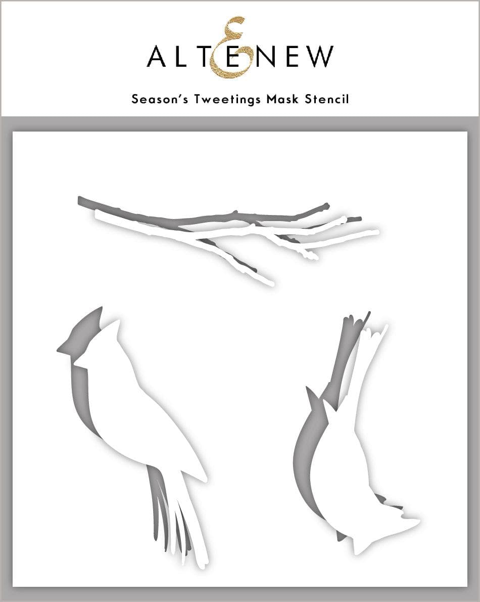 altenew-season-s-tweetings-mask-schablone-6x9-winter image 1