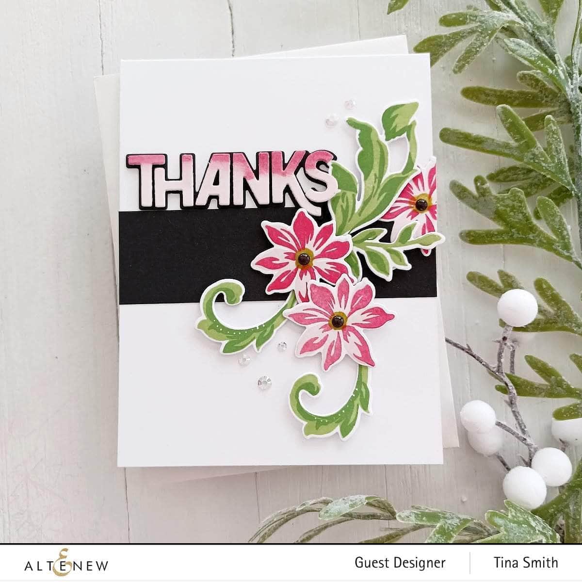 altenew-blissful-blossoms-die-set-stanzschablone-blumen image 2