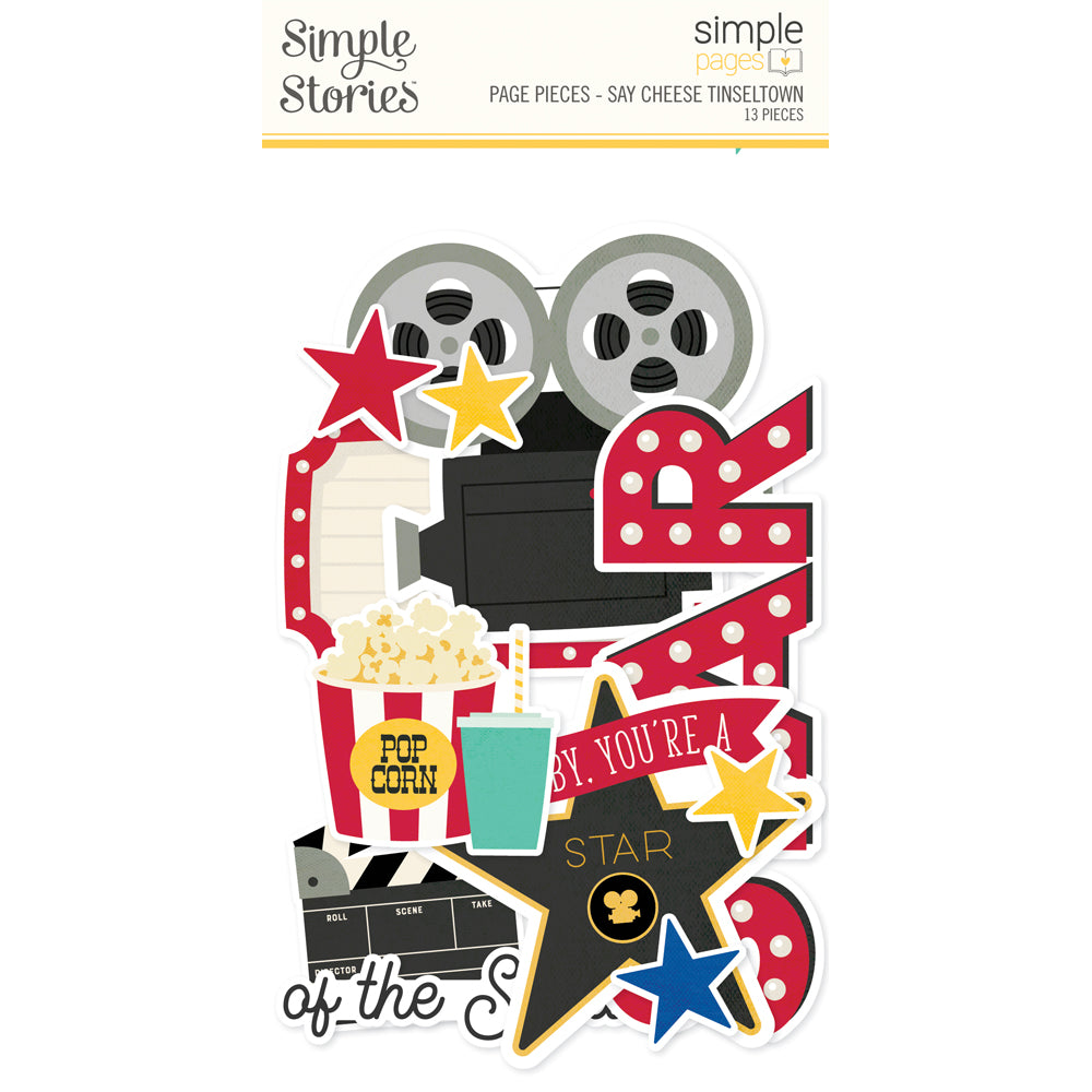 simple-stories-simple-pages-say-cheese-tinseltown-stanzteile-22-tlg image 1