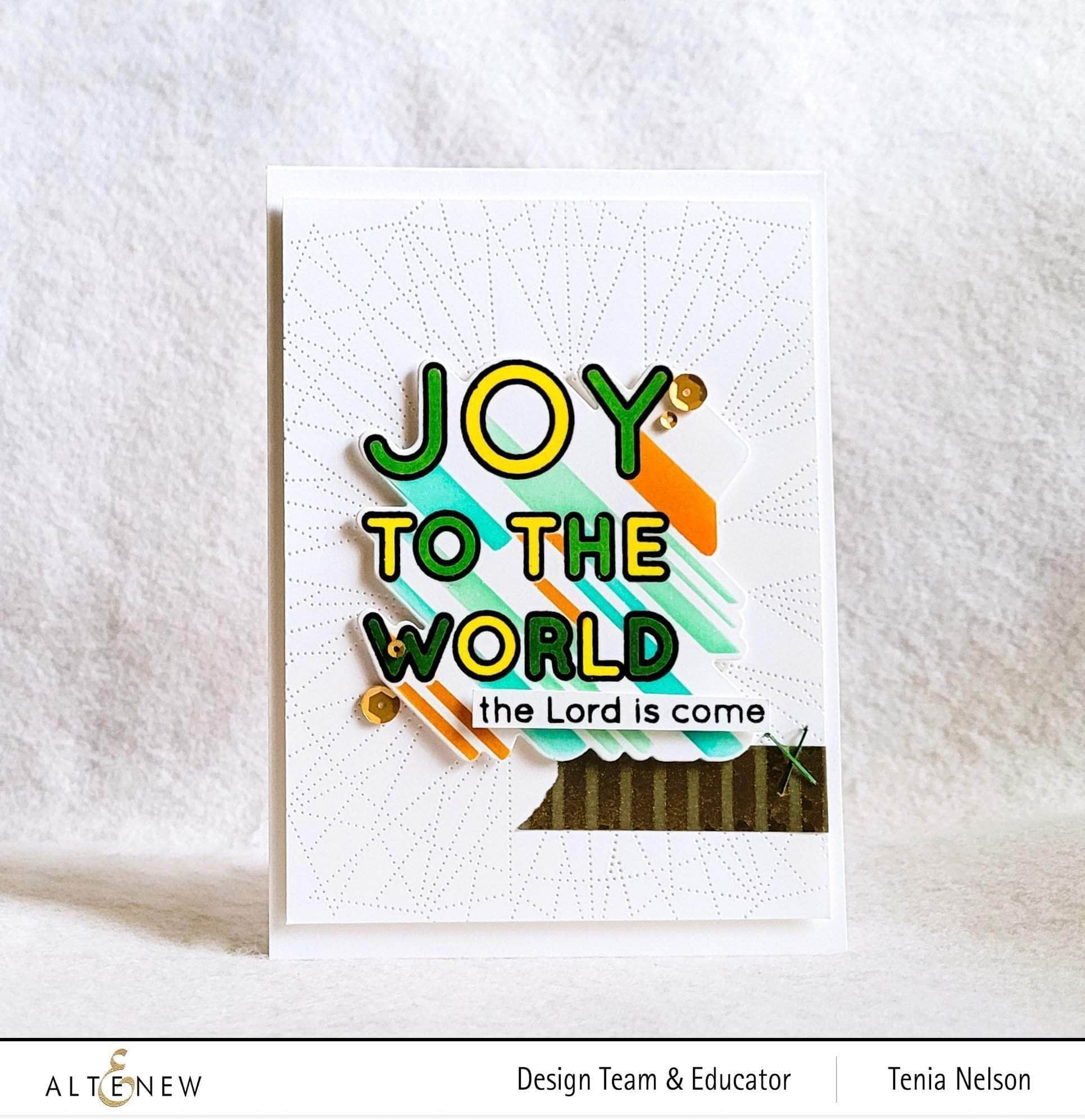 altenew-joy-to-the-world-typography-die-stanze-weihnachten image 2