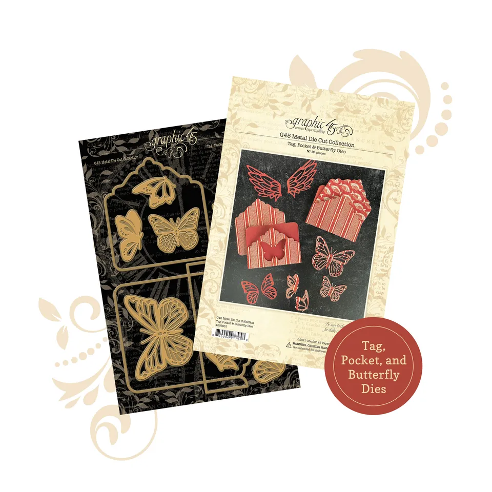 graphic-45-staples-tag-pocket-butterfly-stanzen-10tlg image 1
