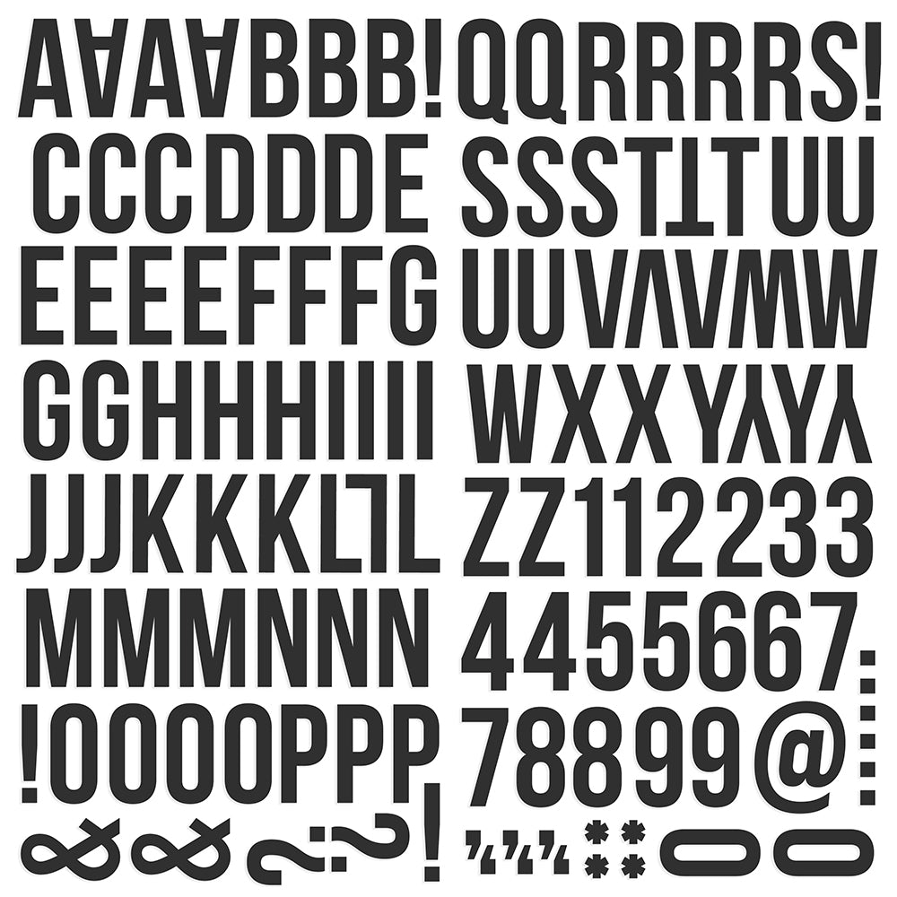 simple-stories-color-vibe-foam-alpha-stickers-black-129tlg image 2