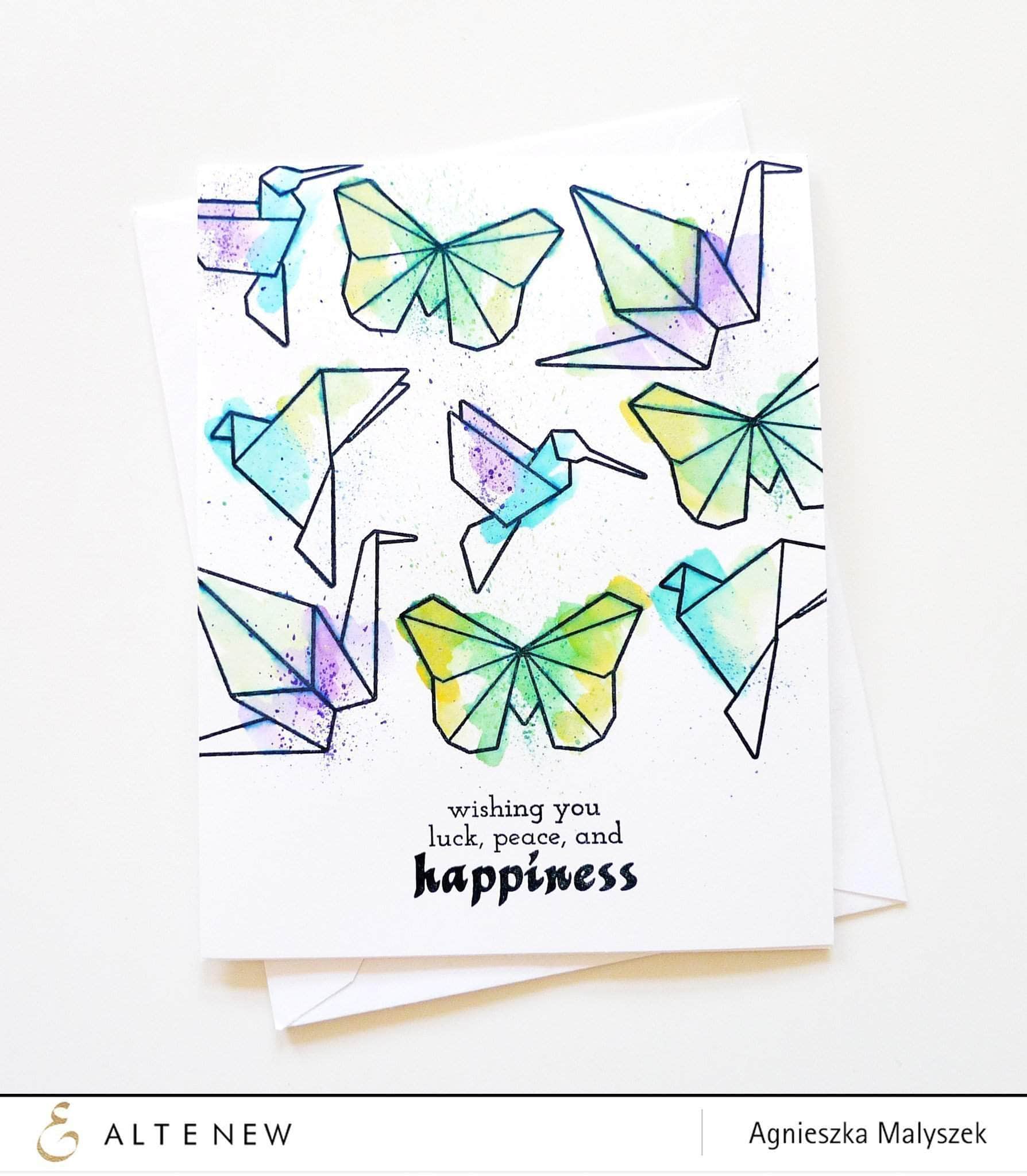 altenew-ori-kami-stempelset-origami-4x6 image 2