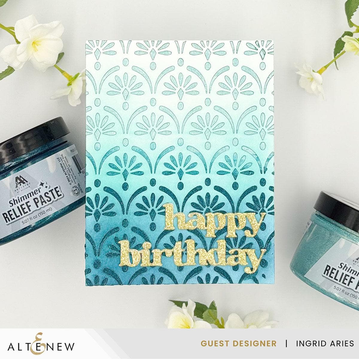 altenew-gilded-elegance-shimmer-relief-paste-7x150ml image 2