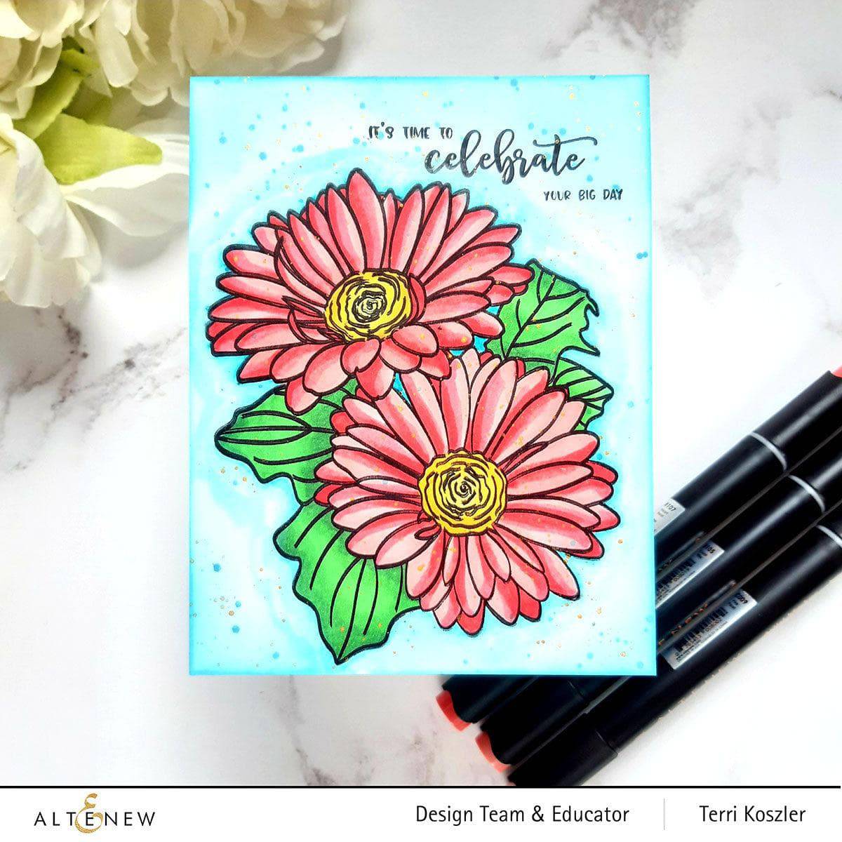 altenew-paint-a-flower-gerbera-revolution-outline-stempelset image 7