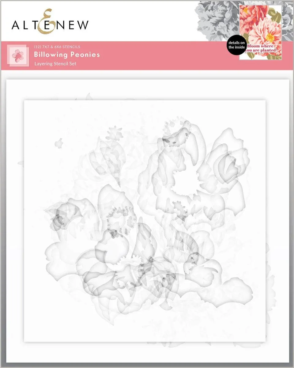 altenew-billowing-peonies-schablonen-set-12in1-pfingstrose image 1