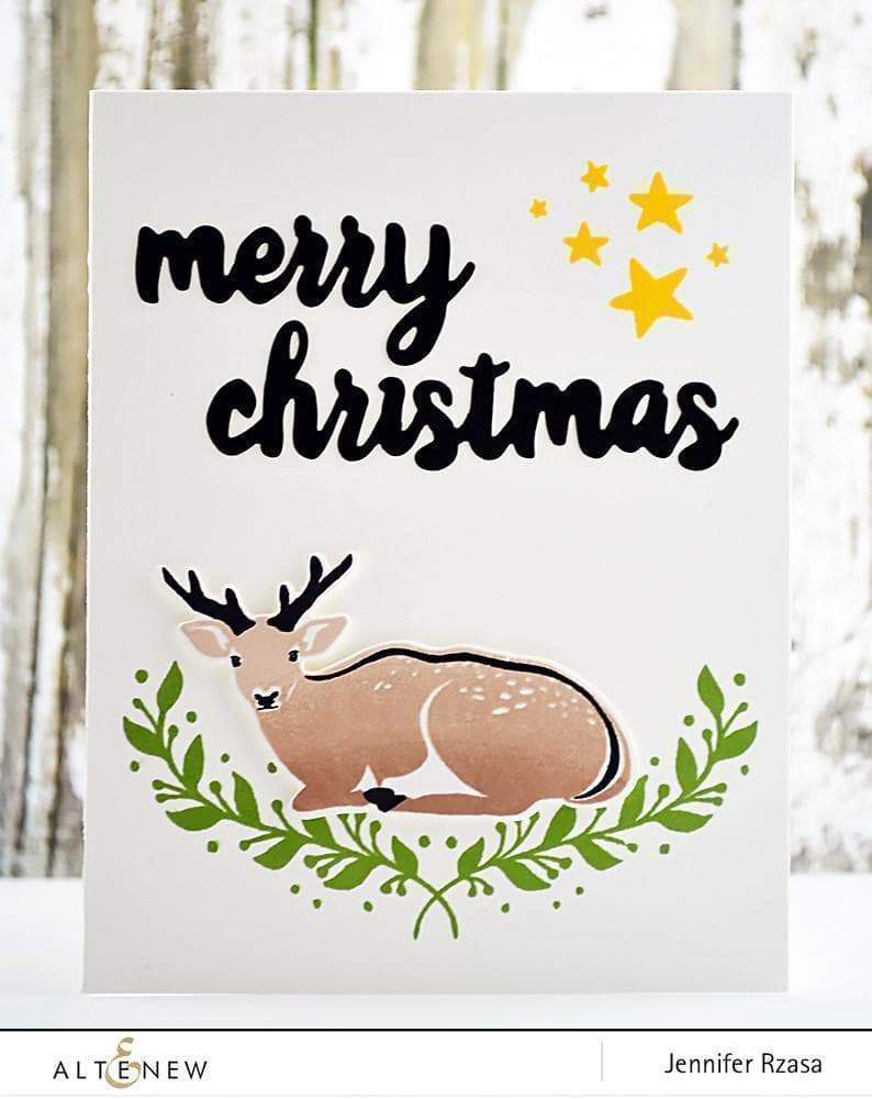 altenew-modern-deer-stempel-stanzen-bundle-winter image 2