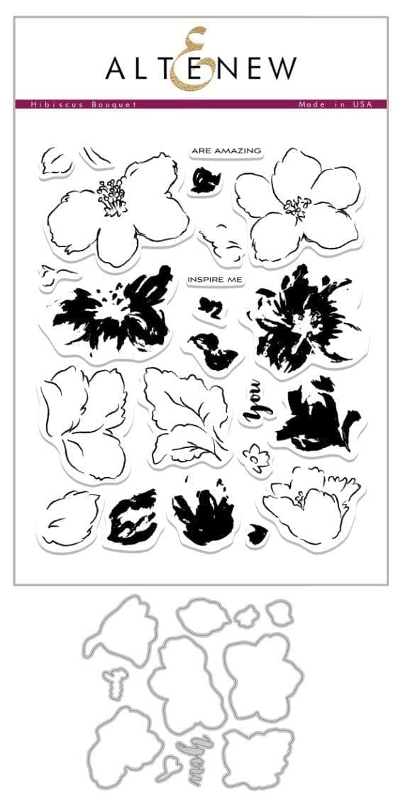 altenew-hibiscus-bouquet-stempel-stanzen-set-hibiskus image 1