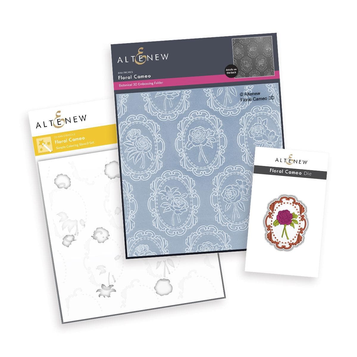 altenew-floral-cameo-complete-bundle-pr-gefolder-set image 1