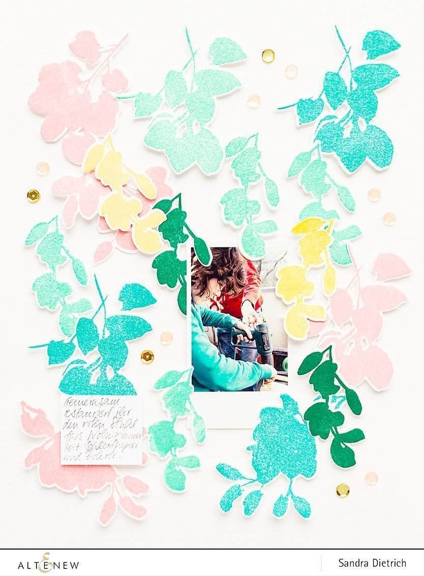 altenew-a-study-in-watercolor-stanzen-set-8-teilig-blumen image 2