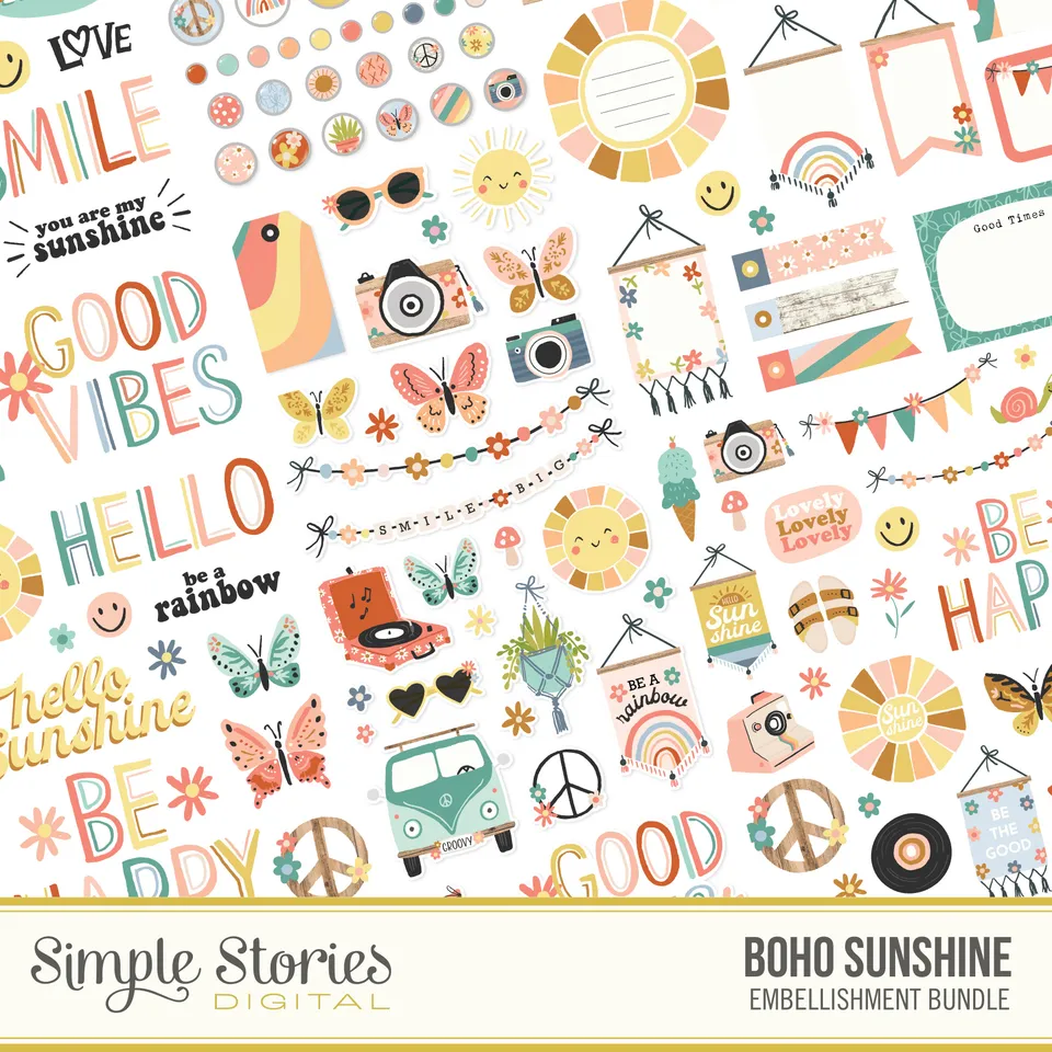 simple-stories-boho-sunshine-digital-embellishment-bundle image 1