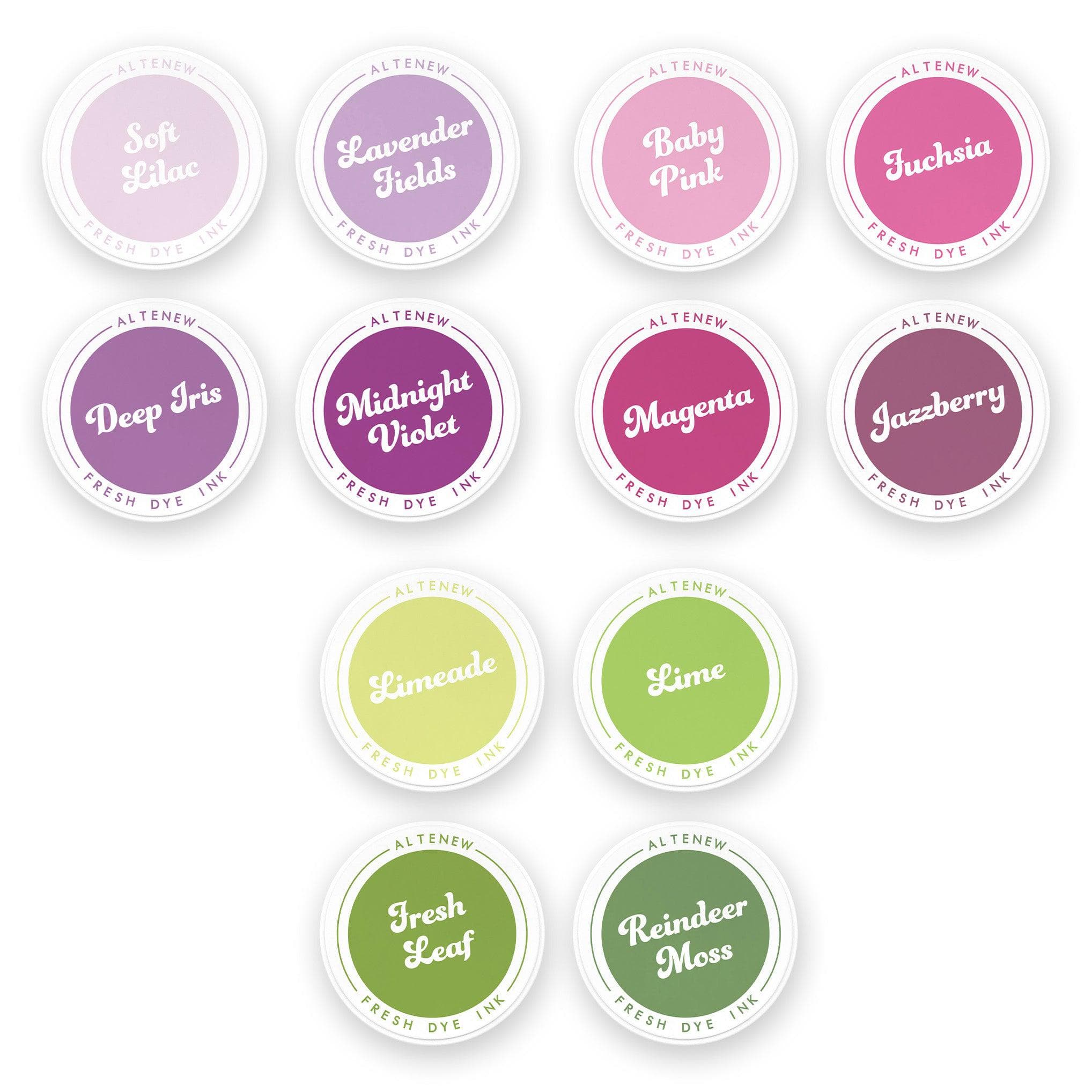 altenew-spectacular-spectrum-fresh-dye-ink-stempelkissen-12er-lila image 1