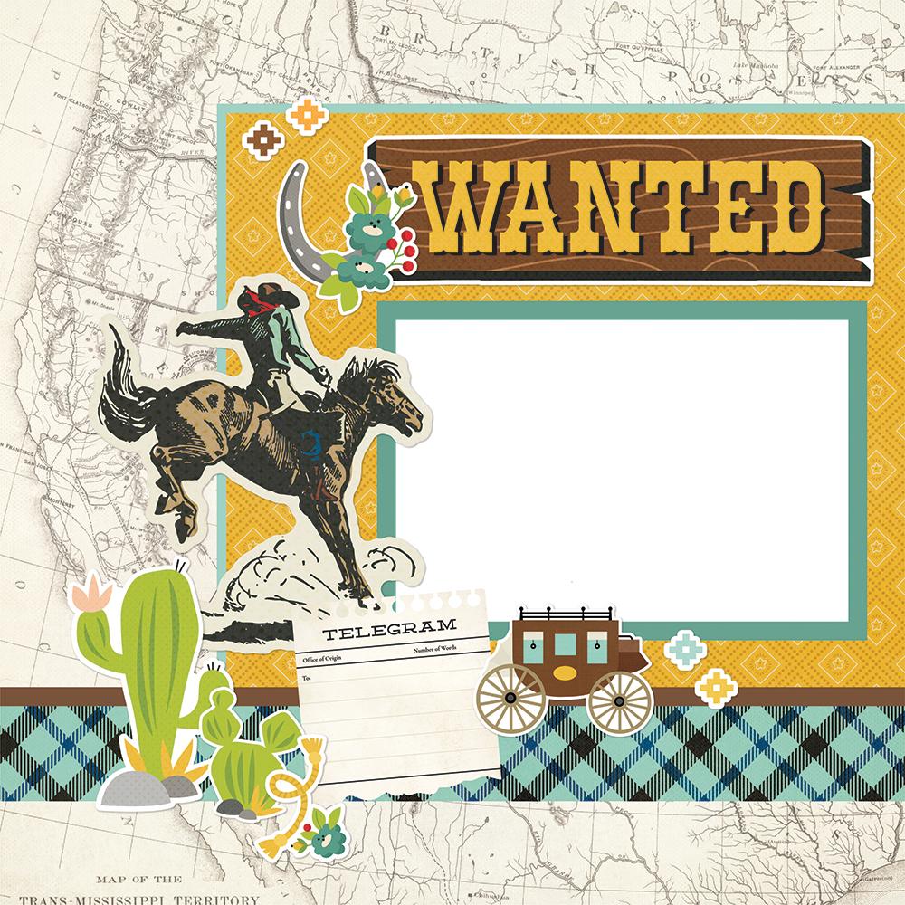 simple-stories-simple-pages-wanted-page-kit-12x12-scrapbooking-set image 2
